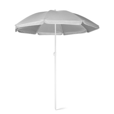 PARANA 210T RECLINING PARASOL with Silver Lining in Pale Grey