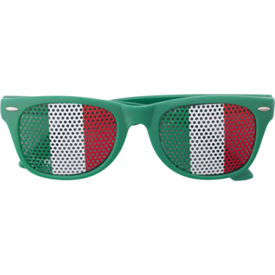 PEXIGLASS SUNGLASSES in Green & White