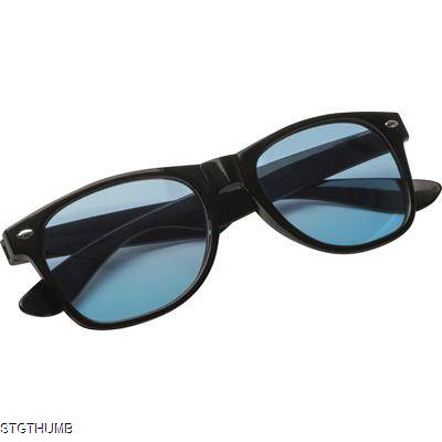 SUNGLASSES with Colored Glasses in Blue
