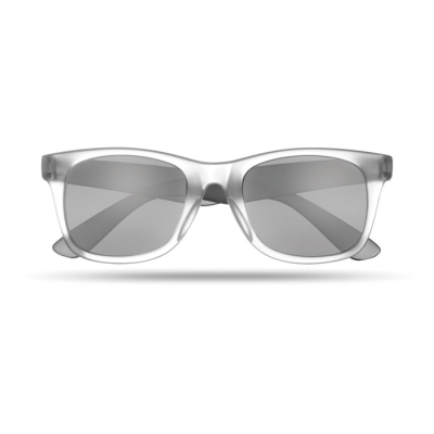 SUNGLASSES with Mirrored Lense in Black