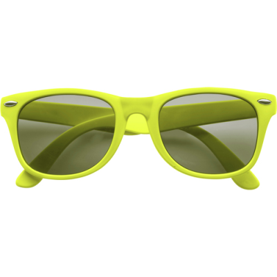 THE ABBEY - CLASSIC SUNGLASSES in Lime