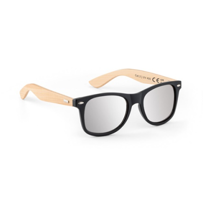 VARADERO PP AND BAMBOO SUNGLASSES in Black