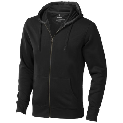 ARORA MENS FULL ZIP HOODED HOODY in Anthracite Grey