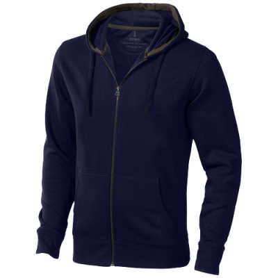 ARORA MENS FULL ZIP HOODED HOODY in Navy