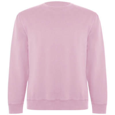 BATIAN UNISEX CREW NECK SWEATER in Light Pink