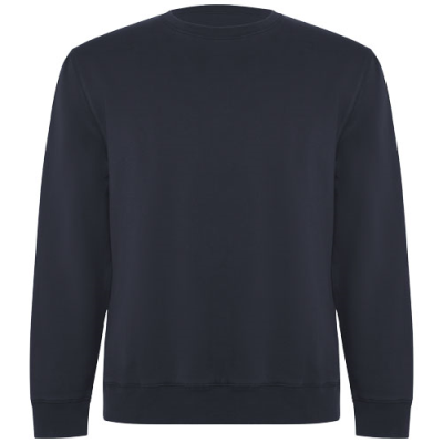 BATIAN UNISEX CREW NECK SWEATER in Navy Blue