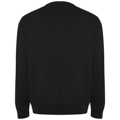 BATIAN UNISEX CREW NECK SWEATER in Solid Black