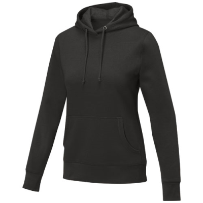 CHARON WOMEN’S HOODED HOODY in Solid Black