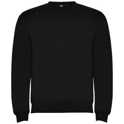 CLASICA CHILDRENS CREW NECK SWEATER in Solid Black