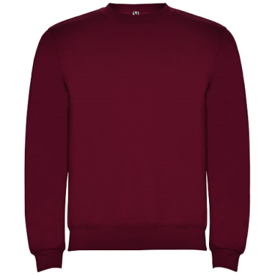 CLASICA UNISEX CREW NECK SWEATER in Garnet