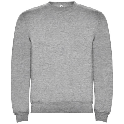 CLASICA UNISEX CREW NECK SWEATER in Marl Grey