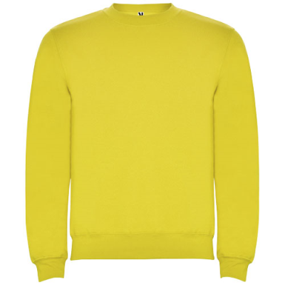 CLASICA UNISEX CREW NECK SWEATER in Yellow