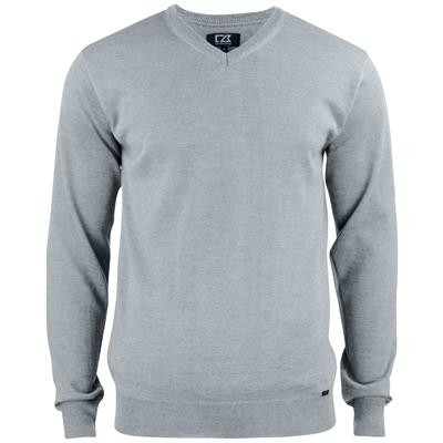 CUTTER & BUCK EVERETT V-NECK MEN MODERN V-NECK SWEATER