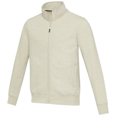 GALENA UNISEX AWARE™ RECYCLED FULL ZIP SWEATER in Oatmeal