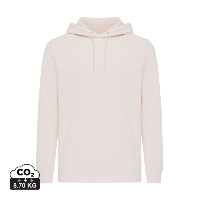 IQONIQ RILA LIGHTWEIGHT RECYCLED COTTON HOODED HOODY in Cloud Pink