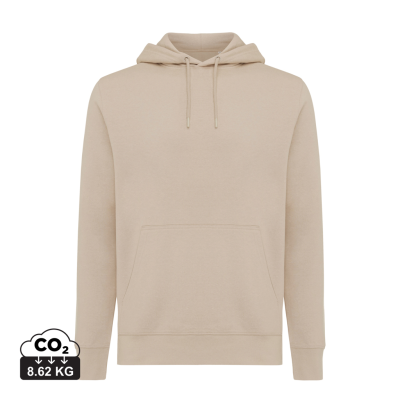 IQONIQ RILA LIGHTWEIGHT RECYCLED COTTON HOODED HOODY in Desert