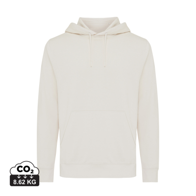 IQONIQ RILA LIGHTWEIGHT RECYCLED COTTON HOODED HOODY in Ivory White