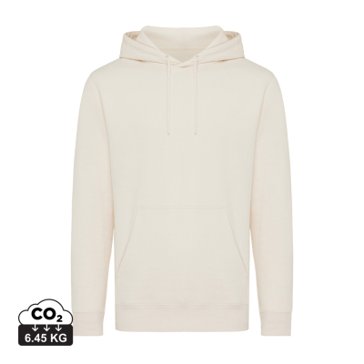 IQONIQ RILA LIGHTWEIGHT RECYCLED COTTON HOODED HOODY in Natural Raw