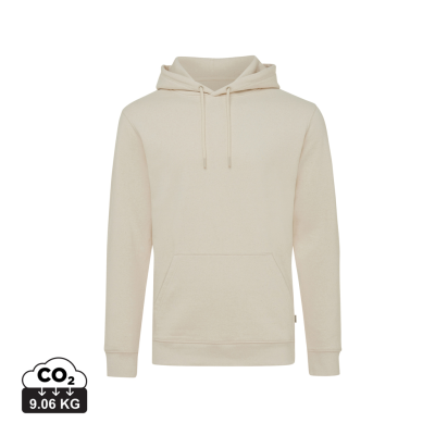 IQONIQ TORRES RECYCLED COTTON HOODED HOODY UNDYED in Natural Raw