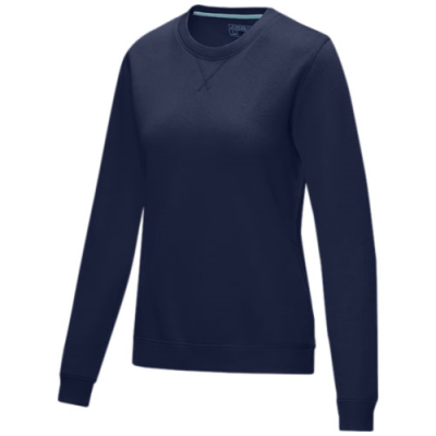 JASPER WOMEN’S ORGANIC RECYCLED CREW NECK SWEATER in Navy