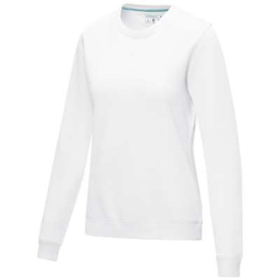 JASPER WOMEN’S ORGANIC RECYCLED CREW NECK SWEATER in White