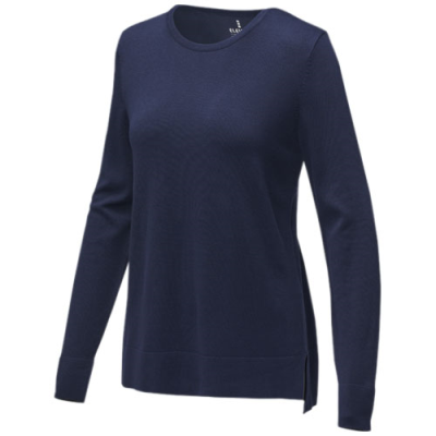 MERRIT WOMENS CREW NECK PULLOVER in Navy