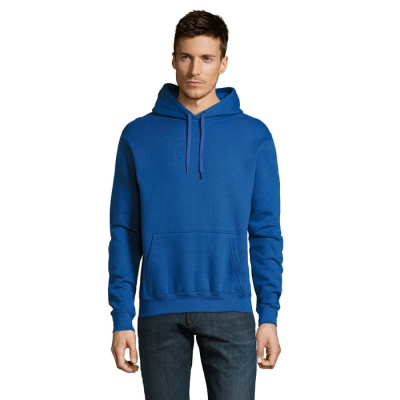 SLAM UNISEX HOODED HOODY SWEATER in Blue