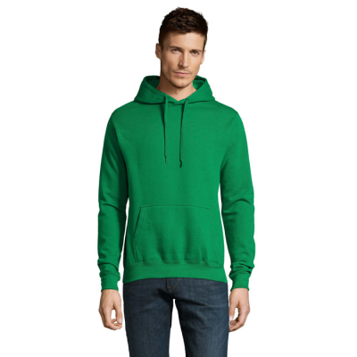 SLAM UNISEX HOODED HOODY SWEATER in Green