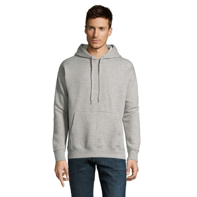 SLAM UNISEX HOODED HOODY SWEATER in Grey