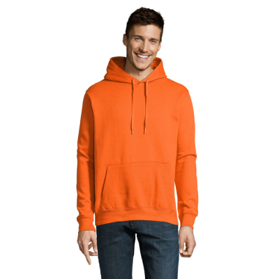 SLAM UNISEX HOODED HOODY SWEATER in Orange