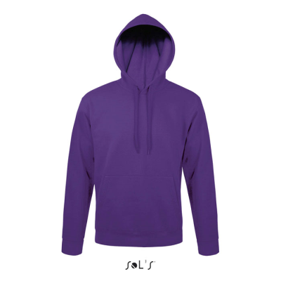 SNAKE HOOD SWEATER in Purple