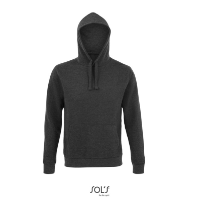 SPENCER HOODED HOODY SWEAT 280 in Black