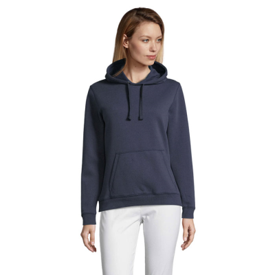 SPENCER LADIES HOODED HOODY SWEAT in Blue