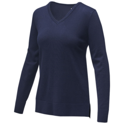 STANTON WOMENS V-NECK PULLOVER in Navy