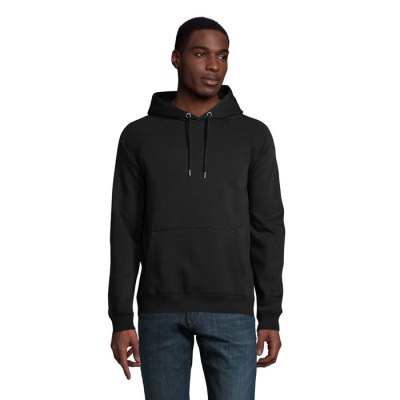 STELLAR UNISEX HOODED HOODY SWEAT in Black