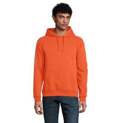 STELLAR UNISEX HOODED HOODY SWEAT in Orange