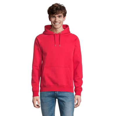 STELLAR UNISEX HOODED HOODY SWEAT in Red