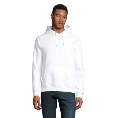 STELLAR UNISEX HOODED HOODY SWEAT in White