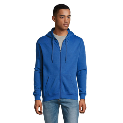 STONE UNI HOODED HOODY 260G in Blue