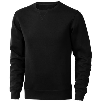 SURREY UNISEX CREW NECK SWEATER in Solid Black