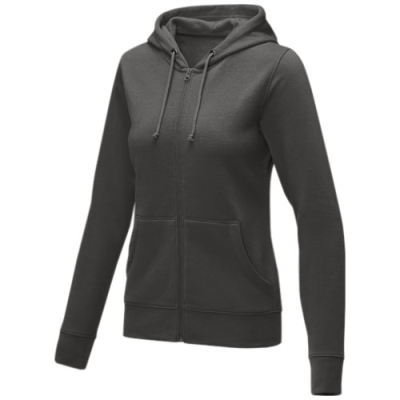 THERON WOMEN’S FULL ZIP HOODED HOODY in Storm Grey