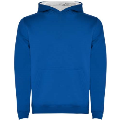 URBAN CHILDRENS HOODED HOODY in Royal Blue & White