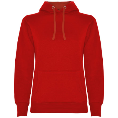 URBAN LADIES HOODED HOODY in Red