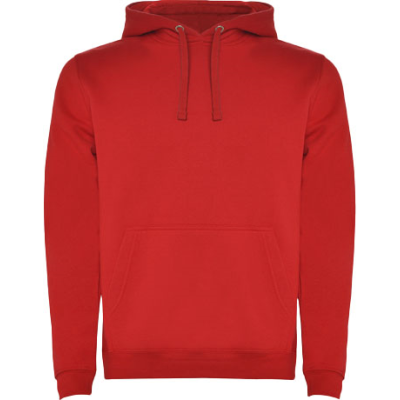 URBAN MENS HOODED HOODY in Red