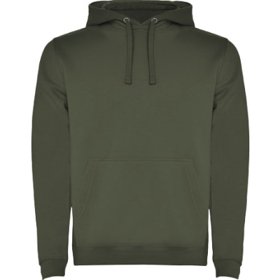 URBAN MENS HOODED HOODY in Venture Green