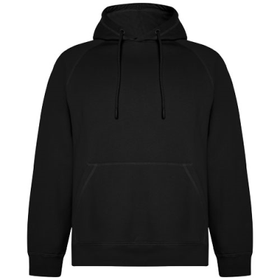 VINSON UNISEX HOODED HOODY in Solid Black