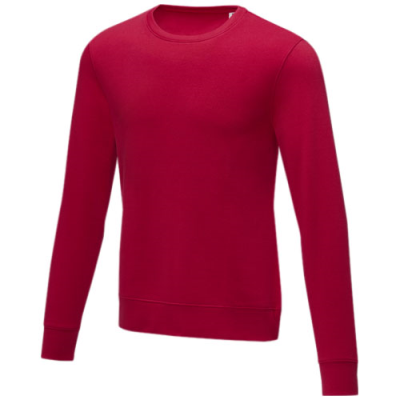 ZENON MEN’S CREW NECK SWEATER in Red