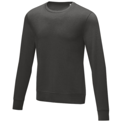 ZENON MEN’S CREW NECK SWEATER in Storm Grey