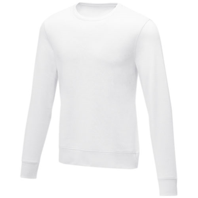 ZENON MEN’S CREW NECK SWEATER in White