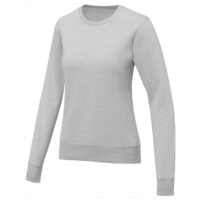 ZENON WOMEN’S CREW NECK SWEATER in Heather Grey